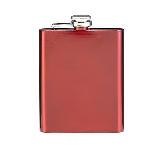 Heupflesje 207ml rood