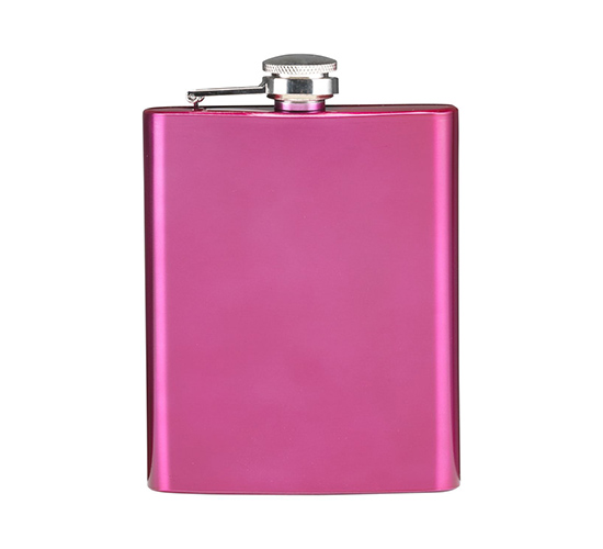 Heupflesje 207ml roze
