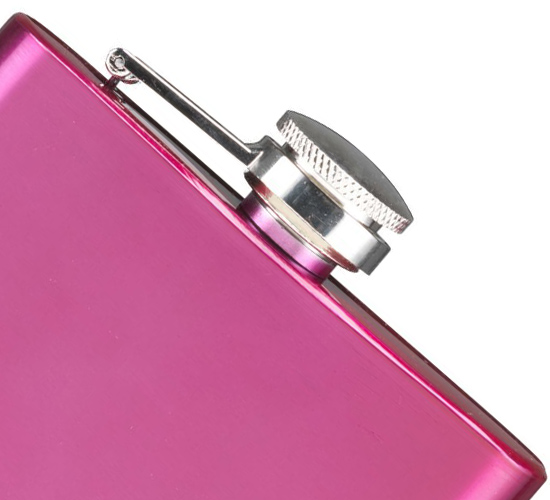 Roze heupfles 200ml